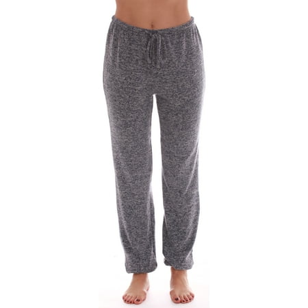 

#followme Buffalo Plaid Flannel Pajama Joggers for Women with Pockets (Navy 1X)