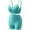 Mint Green, variant on SEMPAI 2 Piece Workout Sets for Women Pleated Sports Bra Matching High Waist Scrunch Soft Shorts Sets Solid Gym Outfits