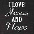 thumbnail image 5 of Wild Bobby I Love Jesus and Naps Inspirational/Christian Men Premium Tri Blend Tee, Vintage Black, XX-Large, 5 of 5