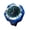Blue, variant on Universal Waterproof Motorcycle Handlebar Clock, Waterproof Dial Watch for Bike, Bicycle, E-Bike & Scooter