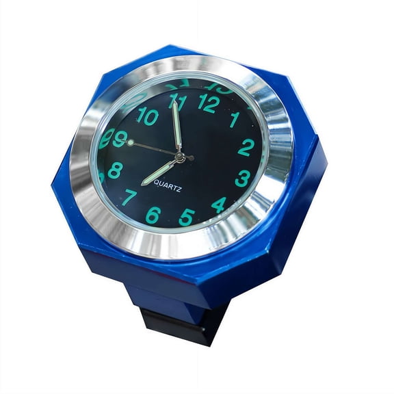 Universal Waterproof Motorcycle Handlebar Clock, Waterproof Dial Watch for Bike, Bicycle, E-Bike & Scooter