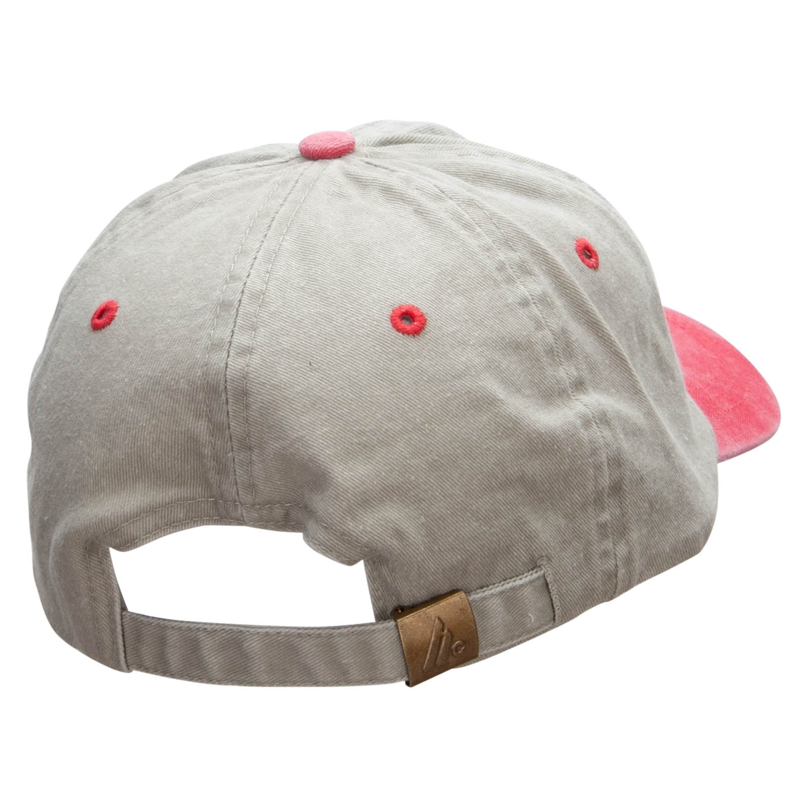 Doctor Stethoscope Embroidered Pigment Dyed Wash Cap - Beige Red OSFM