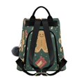 thumbnail image 2 of FORMRS Women's Travel Backpack Purse Anti-theft Hidden Pockets Casual Shoulder Bag, Brown Christmas Gingerbread, 2 of 7
