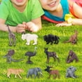 thumbnail image 4 of Juego de Animales Salvajes de Plástico Macarena Estatuilla de Animales Salvajes, 4 of 7