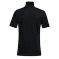 thumbnail image 5 of YYDGH Mens Turtleneck Short Sleeve Shirts Slim Fit T Basic Lightweight Tops Summer Casual Solid Color T Shirts Black XL, 5 of 7
