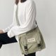 thumbnail image 3 of Sywqhk Bolsa De Mensajero De Nailon Japonés, Bolsa De Hombro Impermeable Grande Pura (Verde) Sywqhk Para estrenar, 3 of 9