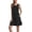 Black, variant on Women's Sleeveless Loose Plain Dresses T Shirt Tank Casual Short Dress with Pockets