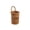 #1 Brown【1x Hanging Basket】, variant on SouMaox Woven Wall Mounted Cutlery Caddy Organizer, Decorative Hanging Basket With Faux Flowers, Kitchen Utensil Holder for Forks Knives Chopsticks, 4.33" x 9.06" Brown
