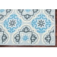 thumbnail image 4 of Piazza Blue-Gray Indoor/Outdoor Rug 2'x3', 4 of 6