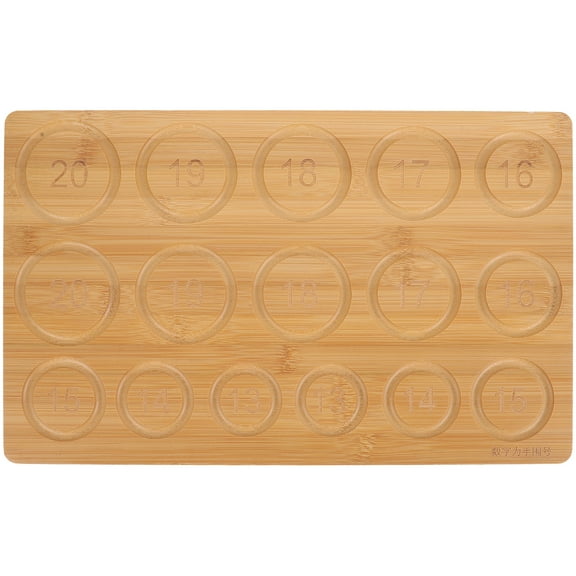 KAKOWELY Planche à Billes en Bois pour Tenir des Fournitures de Bijoux, Légère, Surface Lisse 7,5 Pouces, 17,32 Pouces X 10,83 Pouces X 0,39 Pouces