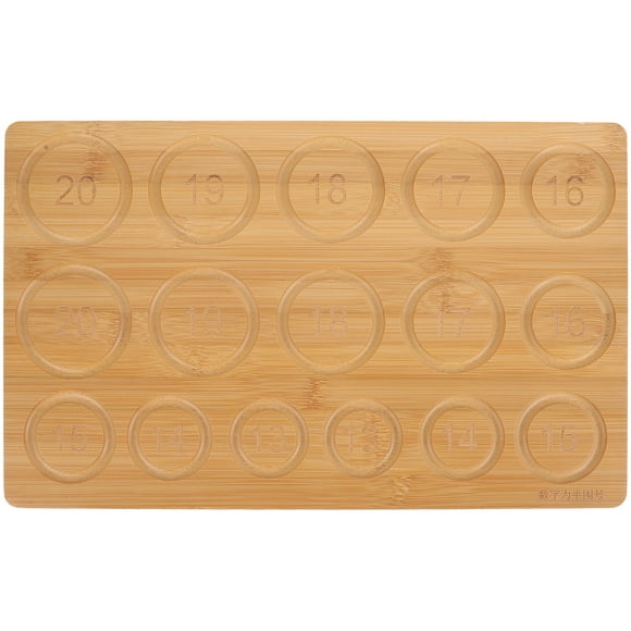 KAKOWELY Wood Bead Board for Holding Jewelry Supplies Light Weight Smooth Surface 7.5 Inches,17.32"X10.83"X0.39"