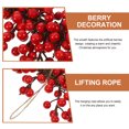 thumbnail image 6 of Artificial Berry Wreath Christmas Hanging Wreath Festival Scene Wreath for Front Door, 6 of 7