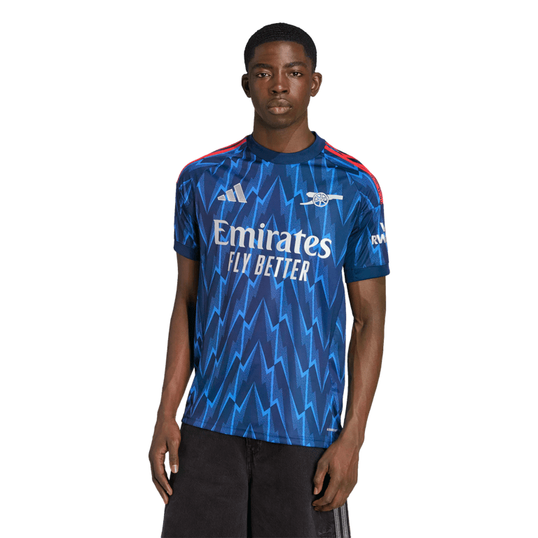 adidas Arsenal Away Men's Stadium Soccer Jersey 25/26 (2XL, Blue