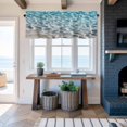thumbnail image 5 of Valances for Windows Water Ripple Seaside Beach Rod Pocket Short Curtain for Bathroom Living Room Bedroom Summer Ocean Theme 1 Panel 42x12in, 5 of 9