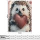 thumbnail image 4 of Manta de erizo suave y acogedora, ideal como regalo para los amantes de los erizos. Manta de franela cálida y súper afelpada para hombres y mujeres, ideal para niños y adultos, 40 x 50 pulgadas., 4 of 6