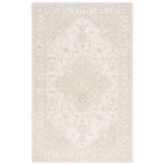SAFAVIEH Metro Carrissa Medallion Area Rug, Beige/Ivory, 8' x 10'