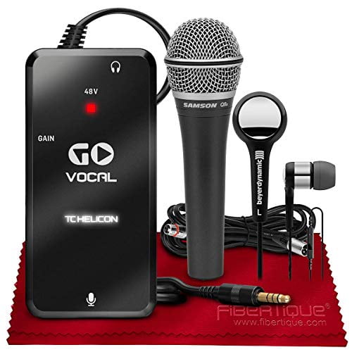 TCHelicon GO VOCAL Microphone Preamp for Mobile Devices + SR360 Over