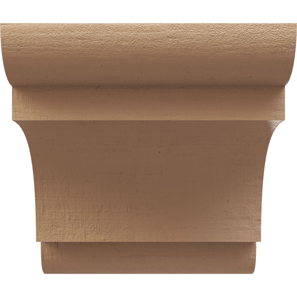 11"W x 11"D x 11"H Wide New Brighton Rough Cedar Woodgrain TimberThane Corbel, Primed Tan
