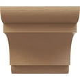 thumbnail image 2 of 11"W x 11"D x 11"H Wide New Brighton Rough Cedar Woodgrain TimberThane Corbel, Primed Tan, 2 of 6