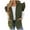 Green, variant on Lenpel Women's Padded Vests Button down Ruffle Sleeveless Puffer Jackets Lightweight Winter Coat with Pockets