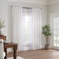 thumbnail image 3 of Waverly Serendipity Pinch Pleat Back Tab Light Filtering Curtain Panel, 50" x 84", 3 of 5
