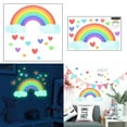 thumbnail image 3 of MYG Personalised Rainbow Wall Sticker Name Decal Vinyl Girls Kids Nursery Bedroom, 3 of 8