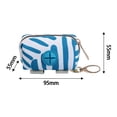 thumbnail image 3 of Soporte para bolsa de excremento de perro Salvador dispensador de bolsas poliéster Azul rayado, 3 of 10