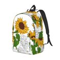 thumbnail image 4 of Wukai Plump Sunflower And Sketch Paper Reusable Cosmetic bag,Travel Toiletry Organizer Capacity,Waterproof Puzzle Bags, 4 of 7