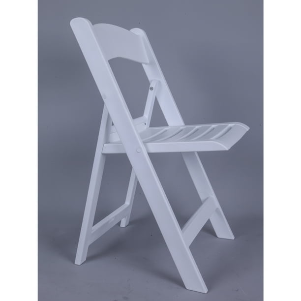 Commerical Seating Products Resin White Folding Chairs