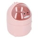 thumbnail image 4 of Bote de basura de escritorio estilo dinosaurio bebé Boca grande Diseño desmontable Fondo antideslizante Mini bote de basura de plástico duradero Dinosaurio bebé rosa, 4 of 9
