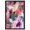 Black Frame, variant on Adelas Garden II Shadowbox Print Colorful Abstracts by Art Remedy, Black Frame, 16 x 24
