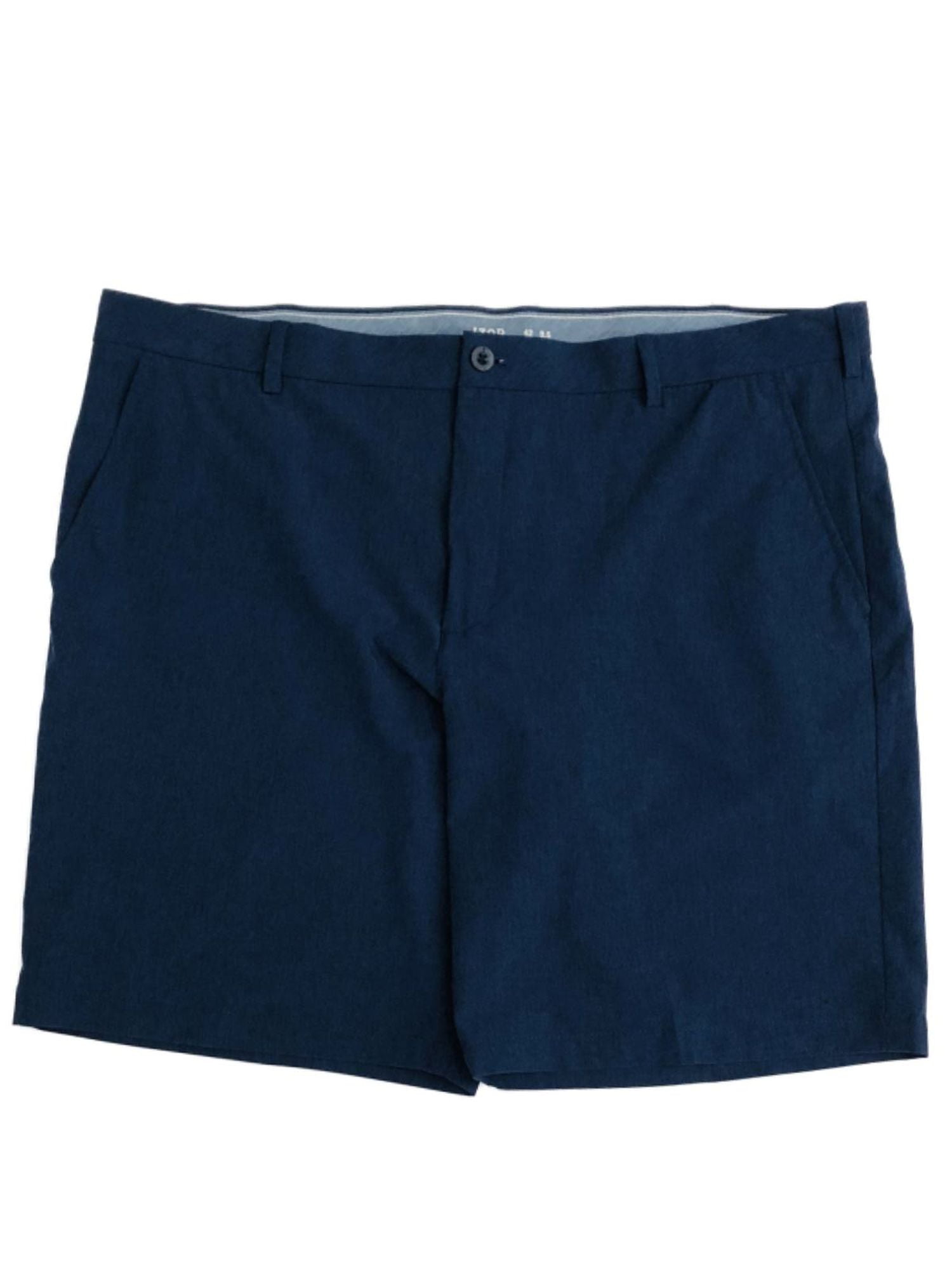 Izod Mens Blue Advantage Performance Stretch Wicking Quick Dry Shorts 42