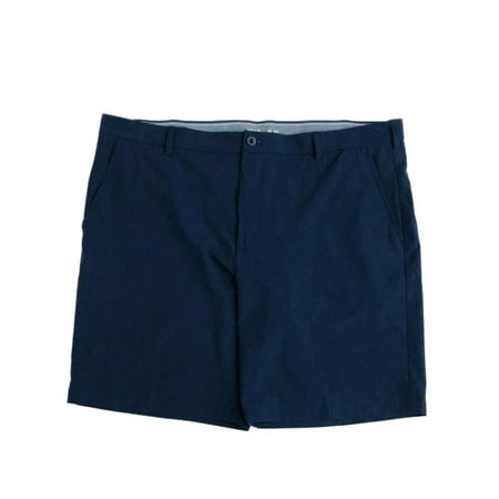 Izod Mens Blue Advantage Performance Stretch Wicking Quick Dry Shorts 42
