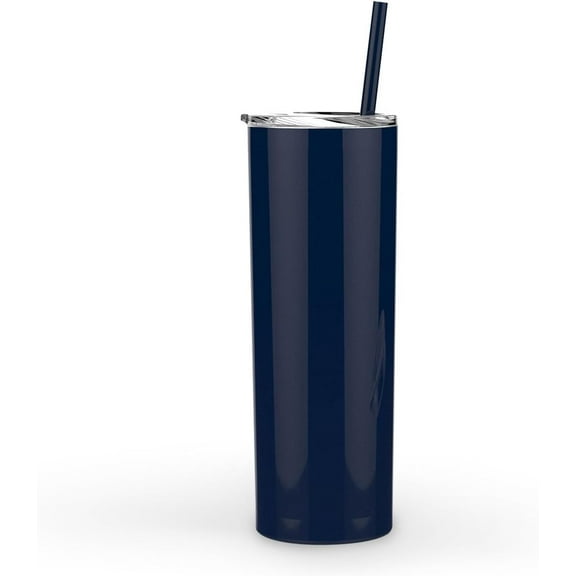 Skinny Steel Stainless Steel Tumbler, 20 oz | Double Wall Vacuum Insulated (Midnight Blue)