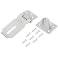 thumbnail image 1 of Cerrojo grueso de acero inoxidable, cerradura de puerta antirrobo, cerrojo, accesorios de hardware para ventana (4 pulgadas), 1 of 8