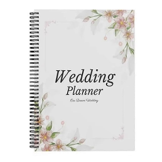 Wedding Planner Bridal Wedding Planner Notebook Hardcover Engagement Organizer Notebook for Newly E
