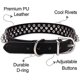 thumbnail image 4 of Collar de perro de cuero con tachuelas y correa CHAO Talla ÚNICA con luz LED, 4 of 5
