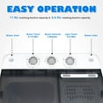 thumbnail image 6 of HOMGUAVA Portable Washing Machine 17.6LBS Compact Twin Tub Washer & Dryer with Drain Pump, Gray, 6 of 9
