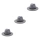 thumbnail image 4 of Sombreros Qarigey con hebilla de cinturón gorros grandes de ala ancha sólida invierno lana cálidos hombres, 4 of 6