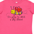 thumbnail image 4 of Inktastic Bee Future Big Sister Girls Toddler T-Shirt, 4 of 5