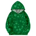 thumbnail image 5 of Mercatoo Teen Girls St 𝐏atricks Day Sweatshirts Spring Pullover Shamroc𝐤 Bow Print Long Sleeve Funny Sweaters Cute Irish Tops, 5 of 6