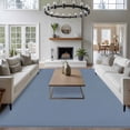 thumbnail image 4 of Area Rug 72×108in, Solid Pure Cyan Light Blue Floor Carpet Living Room Rug, Unadorned Single Color Art Non-Slip Welcome Mat Indoor Rugs for Bedroom Dining Room, 4 of 9
