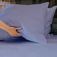 thumbnail image 4 of Yougu 4-Piece Sheet Set Oeko-TEX Certified,Viscose Derived from Bamboo,King sise,Light Purple, 4 of 6
