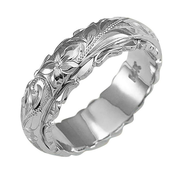 Riforla Sliver Silver Rings Elegant Wedding Gold and Jewelry 925 Flower Rings Womens Jewelry Silver 11