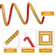 thumbnail image 3 of Uxcell Moldura autoadhesiva para paredes 0.8" x 16 pies tiras de paneles de pared borde de papel tapiz dorado, 3 of 7