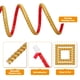 thumbnail image 3 of Uxcell Moldura autoadhesiva para paredes 0.8" x 16 pies tiras de paneles de pared borde de papel tapiz dorado, 3 of 7