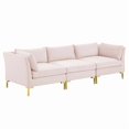 thumbnail image 3 of Modway Ardent Performance Velvet Sofa in Pink, 3 of 12