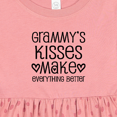 thumbnail image 4 of Inktastic Grammy Kisses for Granddaughter Girls Baby Dress, 4 of 5
