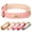 Pink, variant on Didog Personalized Leather Cat Dog Pet Collar with Nameplate Custom Engraved for Dogs