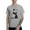 Gray, variant on Cute Panda Men's T-Shirt Cotton 100% Summer Tops Fashion Casual Animal Short Sleeves for Men Women Round Collar Top Tees